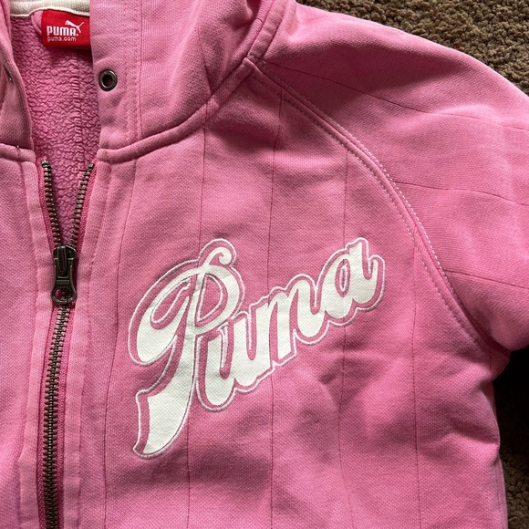 Vintage Y2K Puma Full Zip Hoodie Sweatshirt - Picture 2 of 4